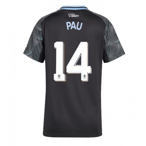 Ženski Nogometni dresi Aston Villa Pau Torres #14 Gostujoči 2025-26 Kratek Rokav